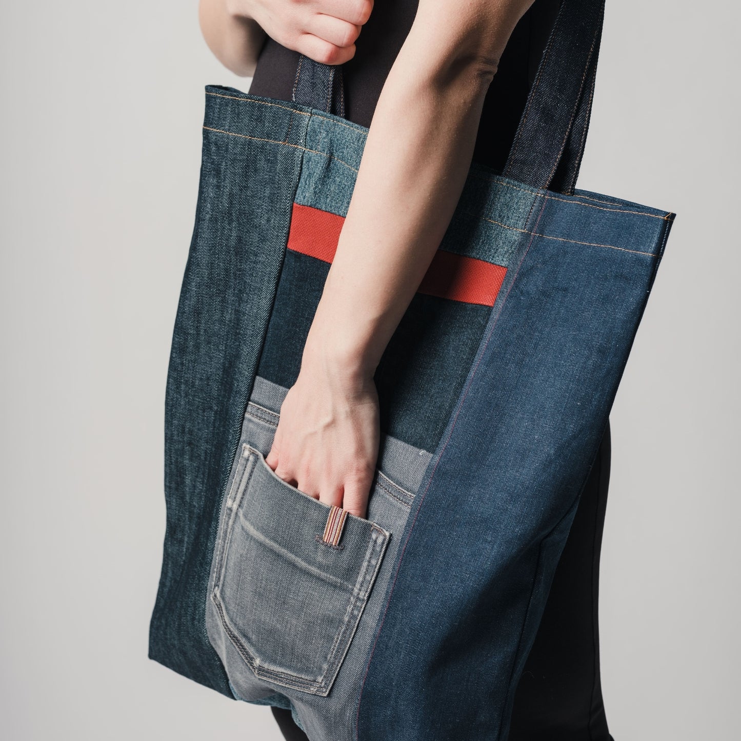 Shopper in denim